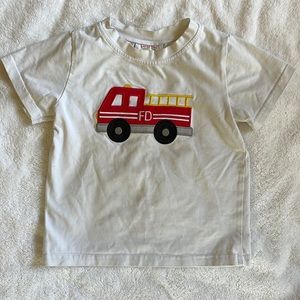 Fire truck shirt, Smocked Threads by Cecil and Lou